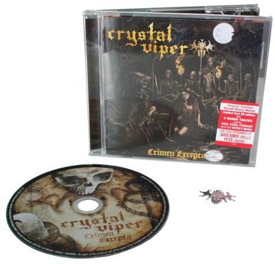 CRYSTAL VIPER, Crimen excepta + ANHÄNGER *NEU* CD