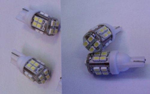 10PCS T10 W5W 194 168 501 Car White 20 SMD LED Inverted Side Wedge