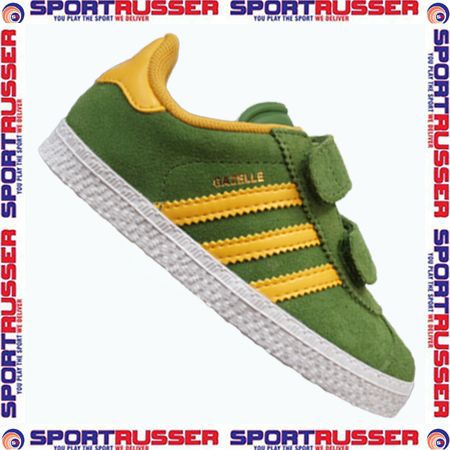 Adidas Gazelle 2 CF Kids green/yellow Klett