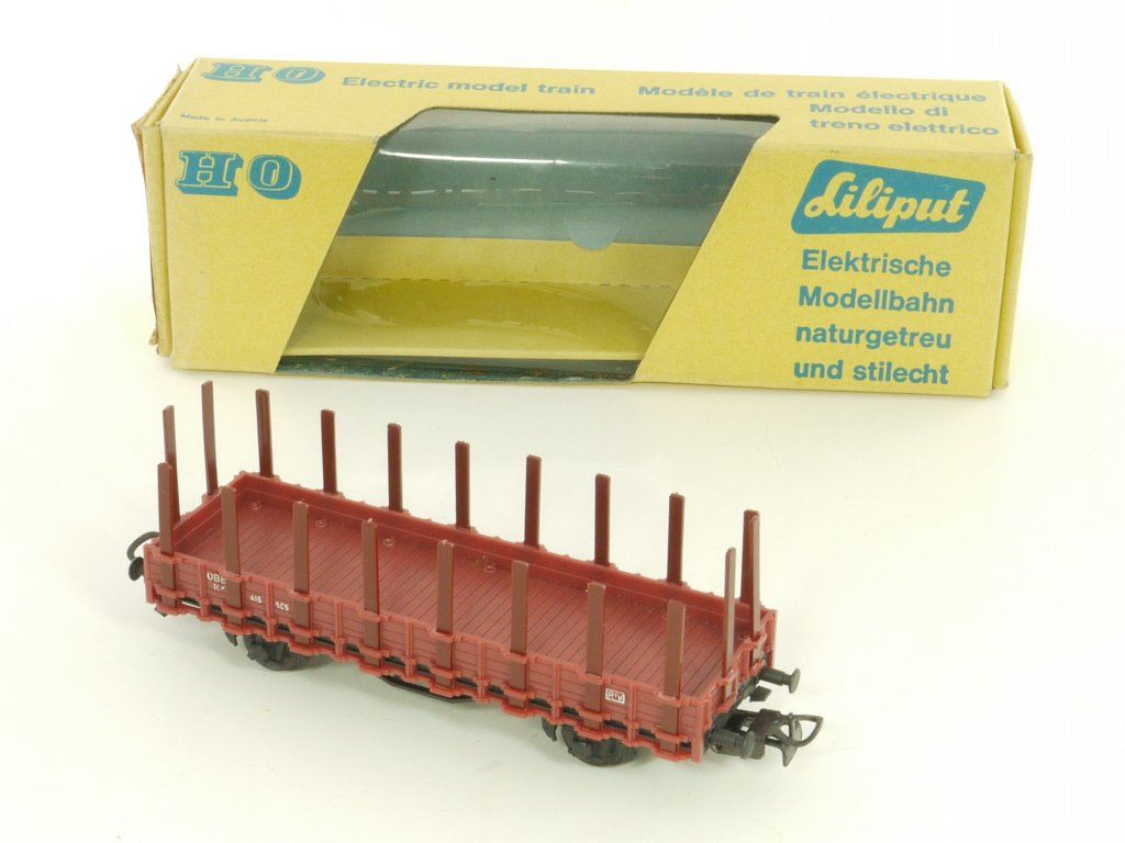 liliput 208 H0 Rungenwagen ÖBB Österreich Wagen OVP