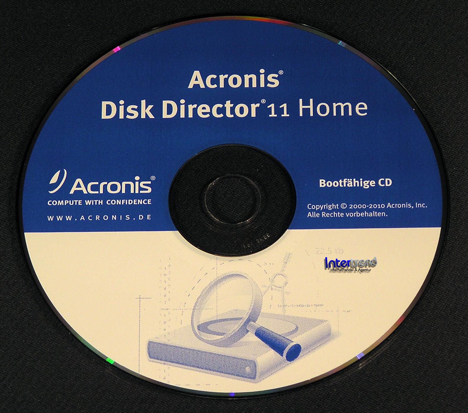 Acronis Disk Director Suite 11 Home Vollversion Box NEU