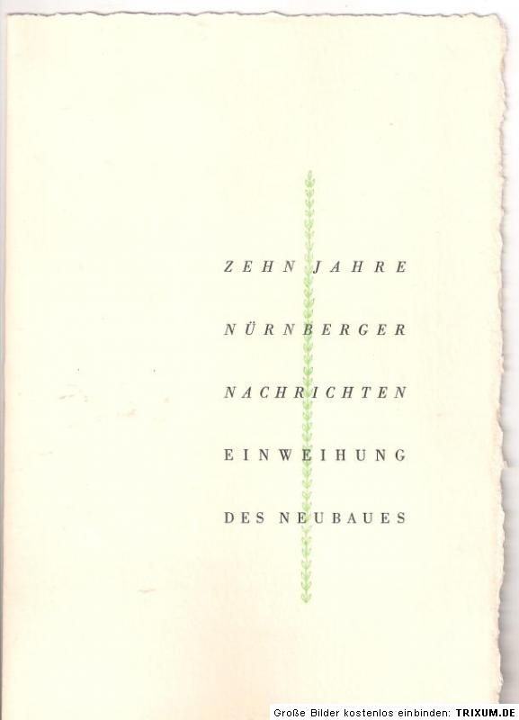 Selten Nürnberg Fotobildband 209 Fotos 1954/55 Nürnberger