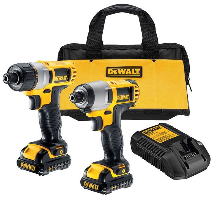 DEWALT DCK 210 S2 10 8 V LI ION AKKU SCHLAGSCHRAUBER AKKUSCHRAUBER