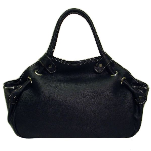 Design Luxus Lederhandtasche Schwarz UVP€198, 