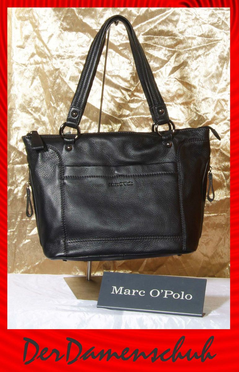 MARC OPOLO Leder Tasche Carola 199€ schwarz NEU Handtasche