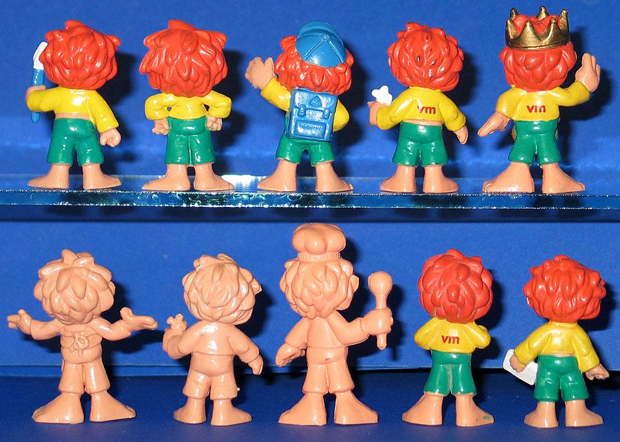 Pumuckl === 10 x kleine Figuren Werbung  VM