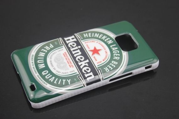 Samsung Galaxy S2 Heineken Bier Beer Hülle Hard Case  kein Silikon