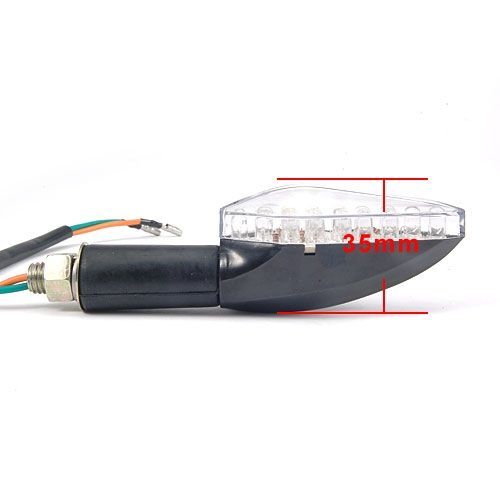 NEU 2x 18 LED Universal Motorrad Blinker Seitenblinker Lampe Licht