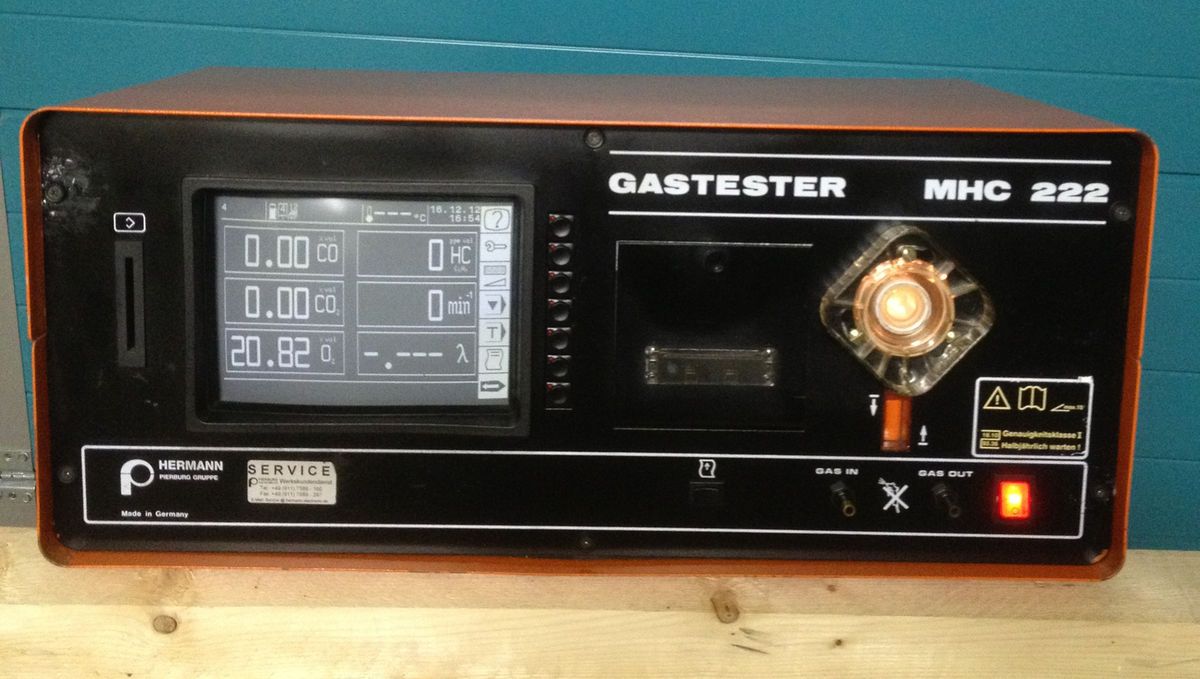 Abgastester Gastester AU Tester 4 Gastester Hermann MHC 222 MHC222