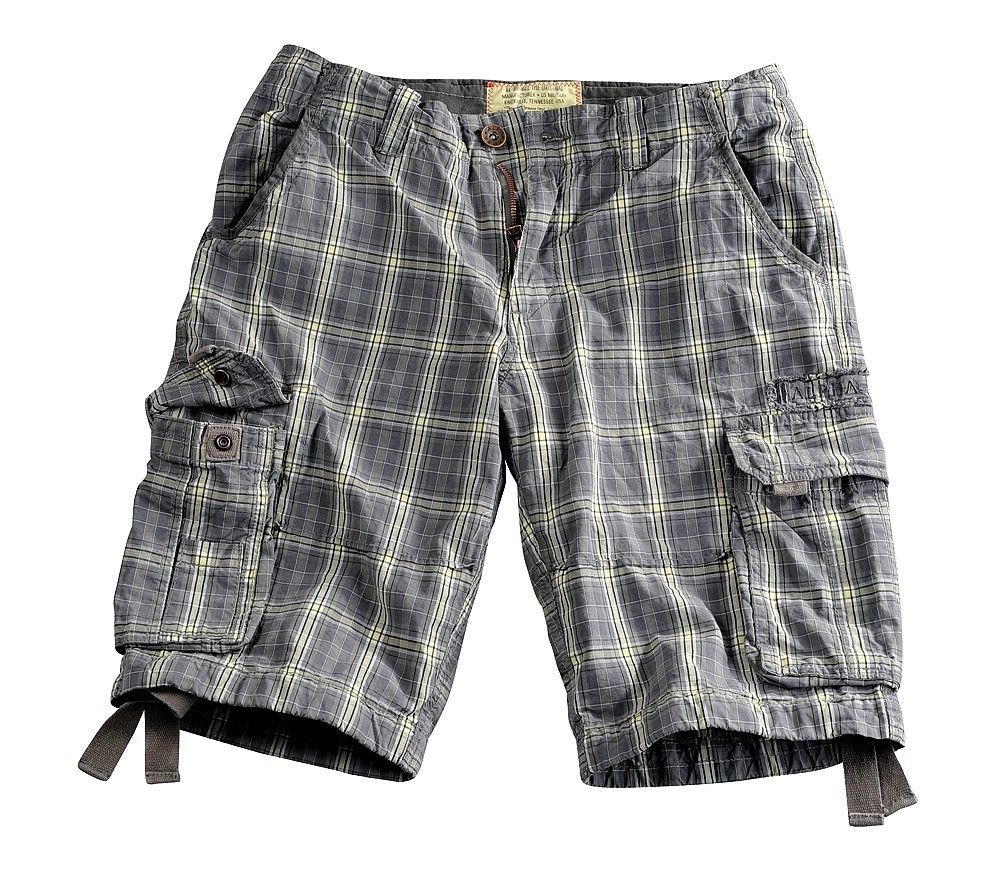 Alpha Industries Jet 2 Short Bermuda Shorts checkered karo kurze Hose