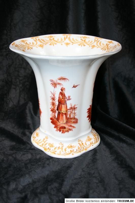 Wunderschöne Vase von Potschappel Dresden ↑ 19,5 cm