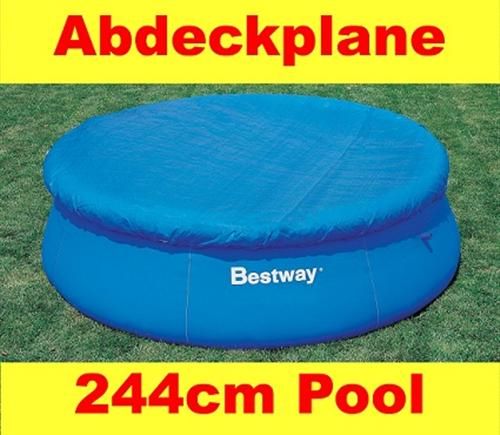 ABDECKPLANE Fast Set Pool 244 cm Quick Up Pool Easy