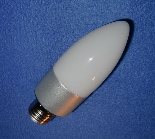 3W LED Lampe 3x1W E27 warmweiß 242lm / 25W   Kerzenform