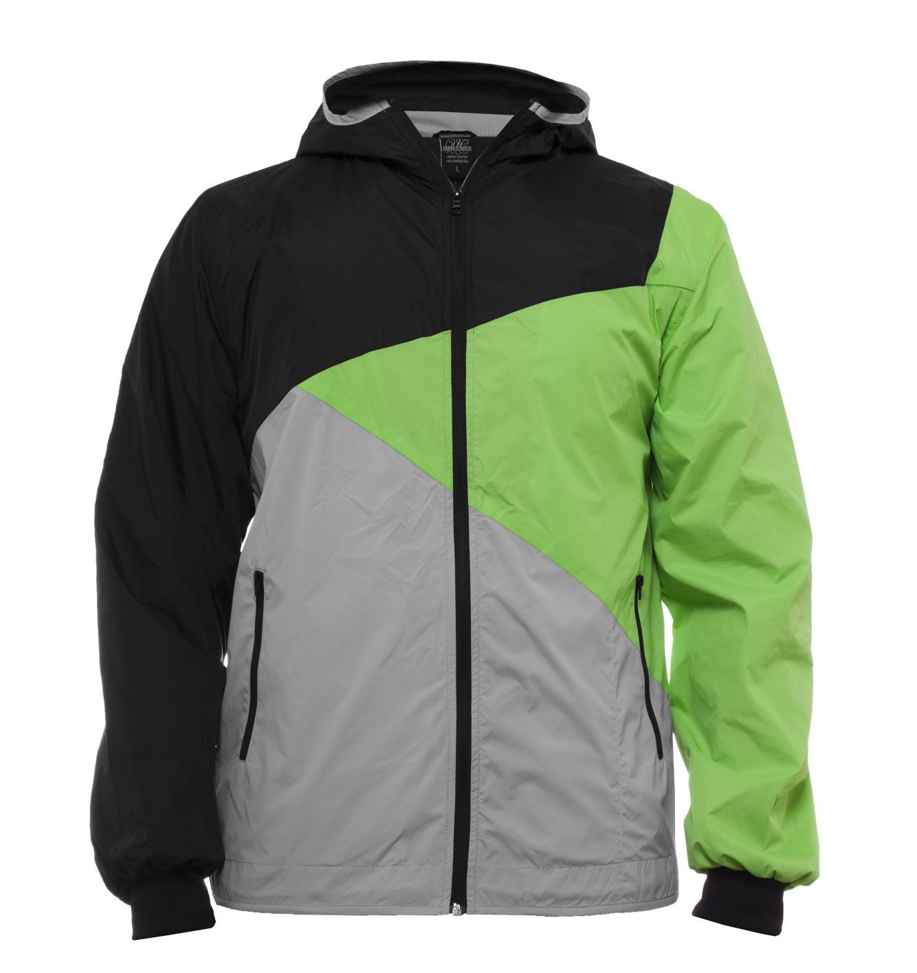 URBAN CLASSICS ZIG ZAG WINDRUNNER WINDBREAKER JACKE REGENJACKE S 3XL