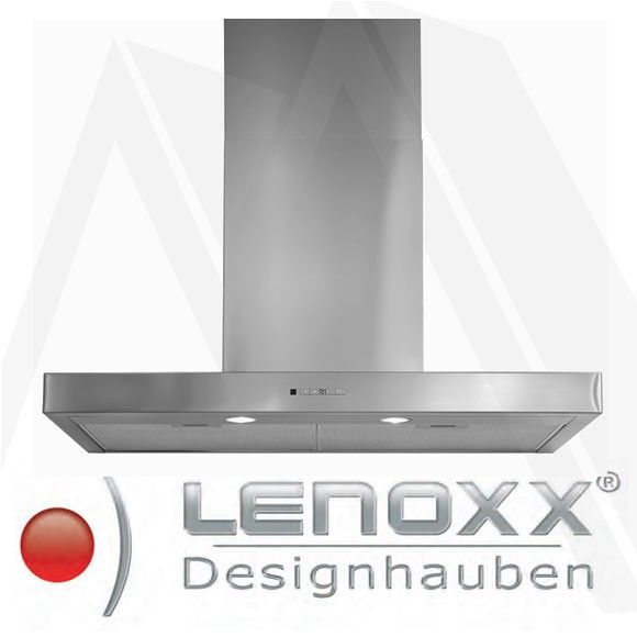 Abzugshaube Lenoxx Wandhaube 90cm Kaminhaube auswaschbare Fettfilter