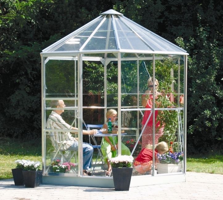 wunderschöner Glas Pavillon HERA 4500 221x253cm Vitavia/Pergart