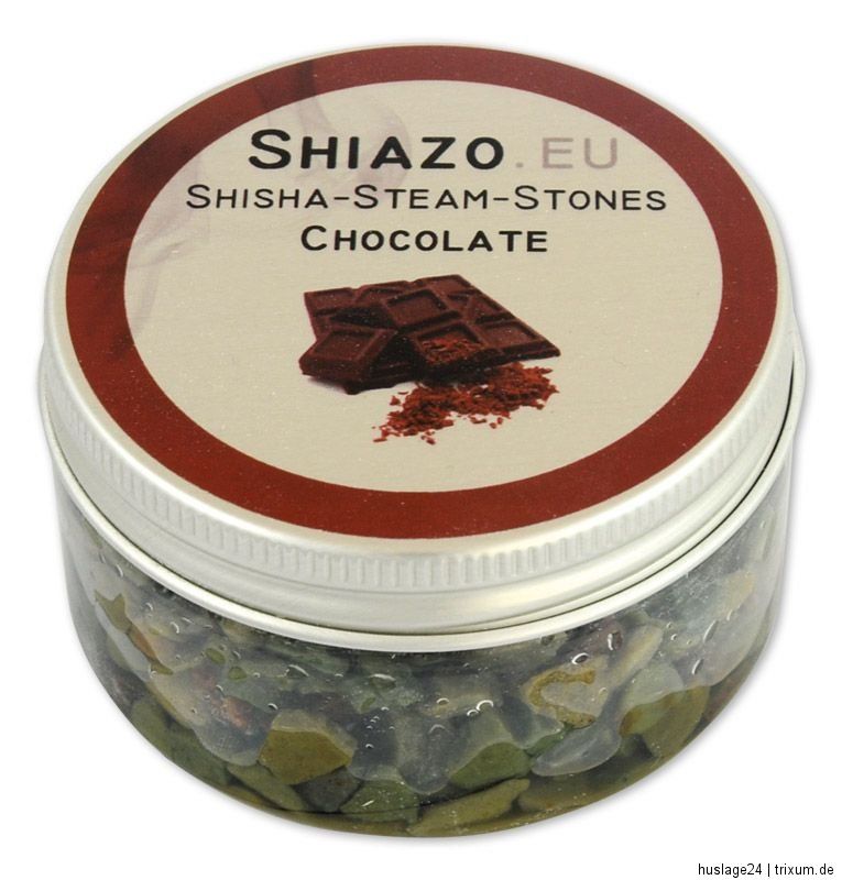 SHIAZO Dampfsteine Schokolade 100g Dose Shisha Steine Wasserpfeife