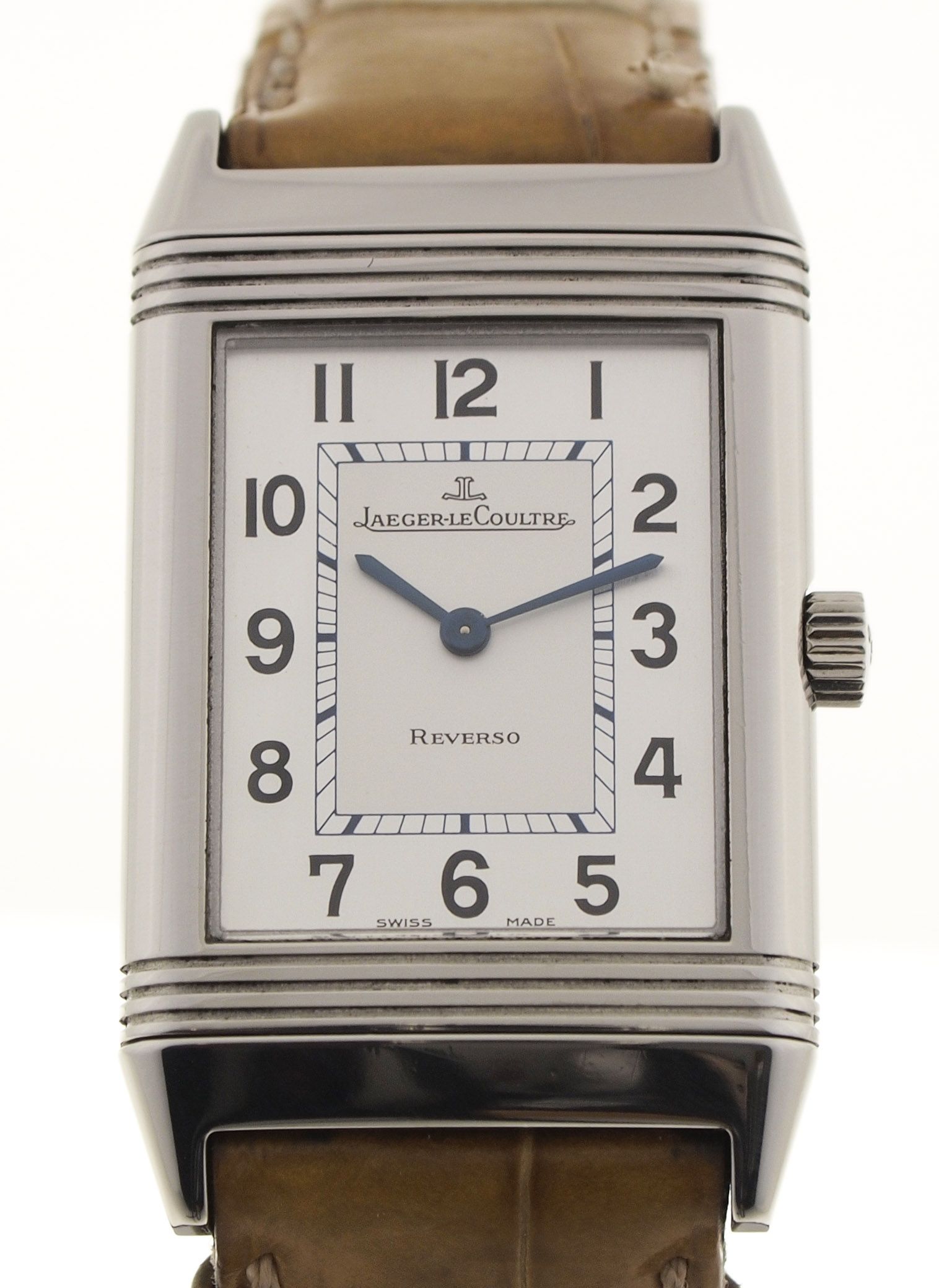 JAEGER LECOULTRE REVERSO   IN STAHL   MEDIUM   REFERENZ 252.808