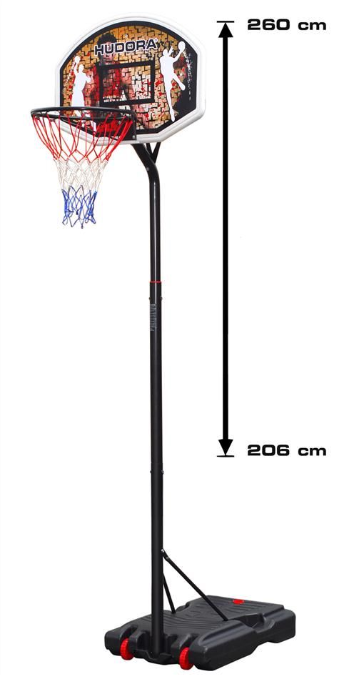 Höhenverstellbar 206 bis 260 cm