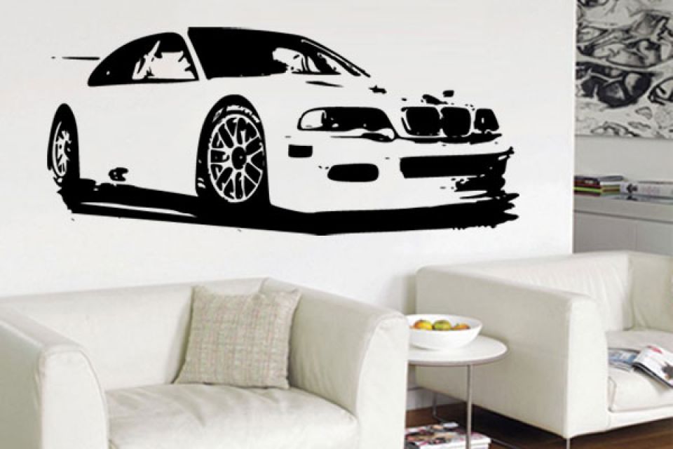 BMW M3 als Wandtattoo die Top BMW Deko 118