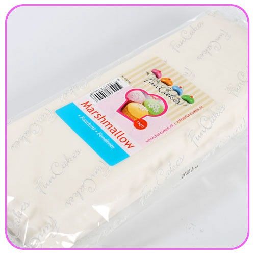 FunCake Rollfondant   Fondant Marshmallow 1 kg weiß