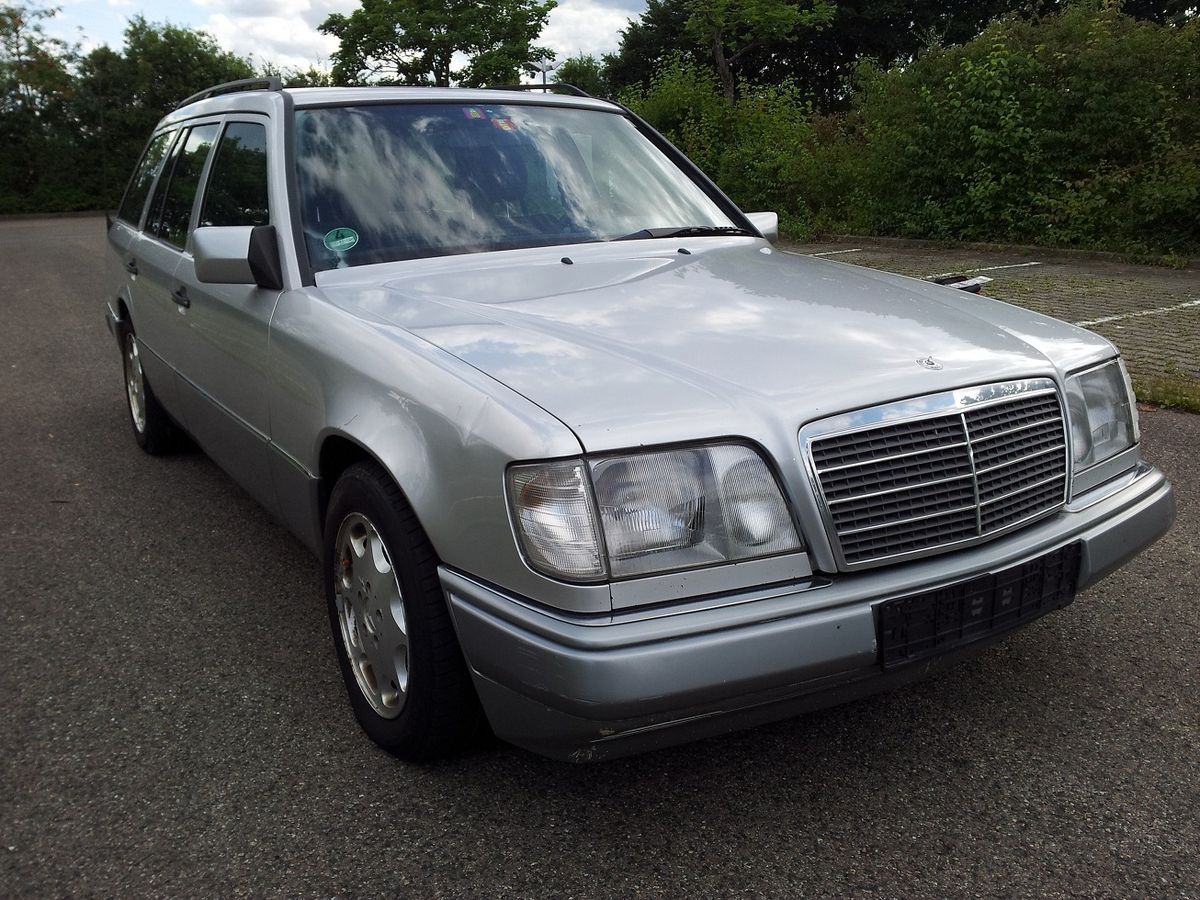 Mercedes 280 TE W124 S124 MOPF 2 Automatik Klima Stoff Karo Schwarz