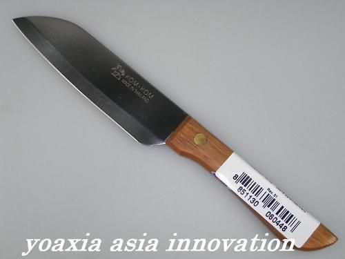 KOM KOM Thailand Obst Messer mit Holzgriff 22 cm [#275]