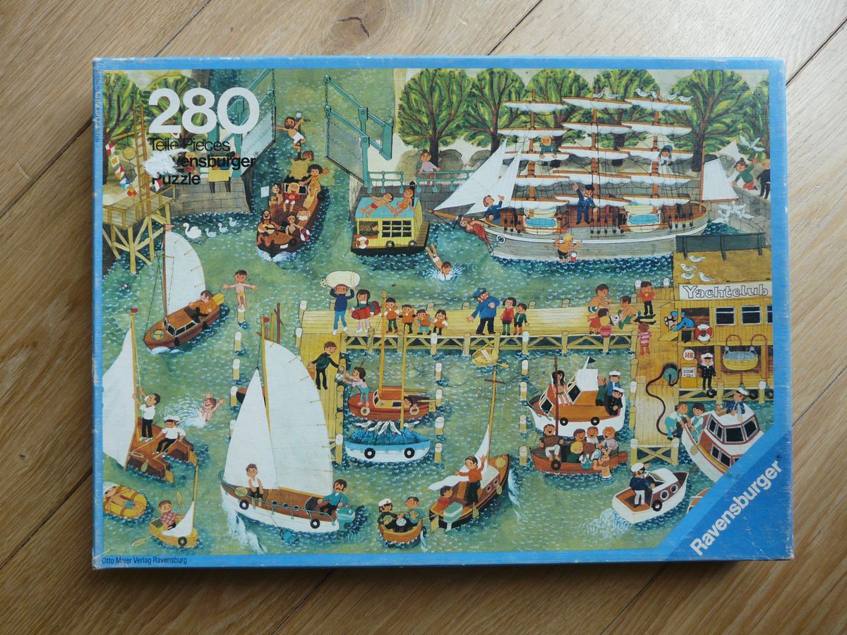 Ravensburger Puzzle 280 Teile Ali Mitgutsch Yachthafen 