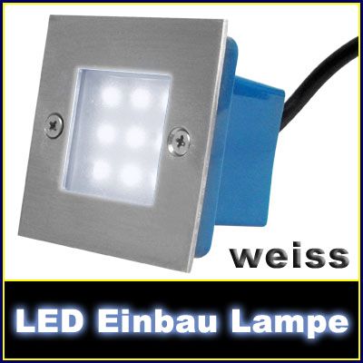 Weiße LED Boden Einbaustrahler 220V für Garten Spot NEU