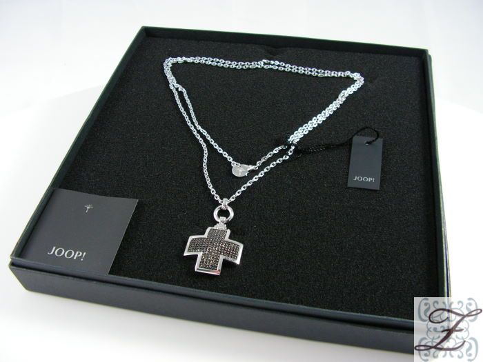 JOOP 925er Kreuz Kette JJ0934 Silber Damenkette /Kreuz Silberschmuck