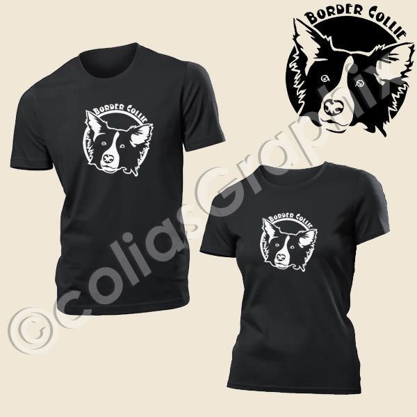 Border Collie Männer o. Frauen T Shirt  Hunde Art302