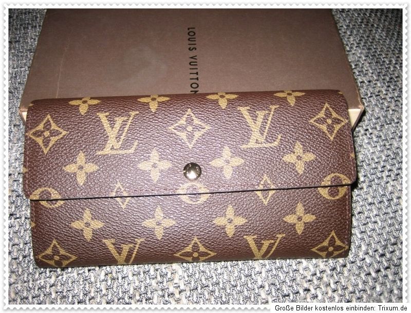 Originale Louis Vuitton Geldbeutel Sarah MONOGRAM Geldbörse Neuwertig