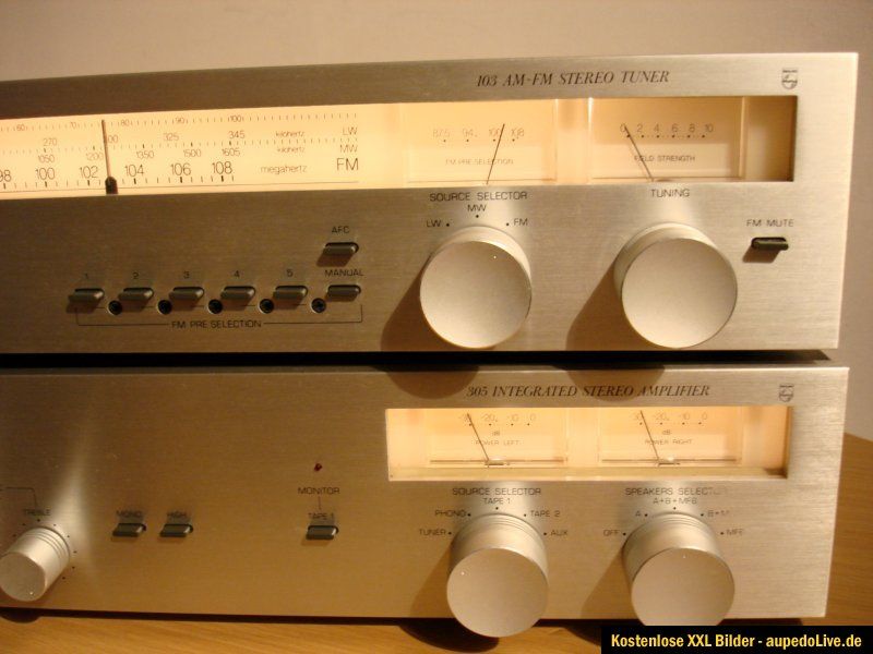 Philips 305 Vintage Integrated Stereo Amplifier.Power Verstärker