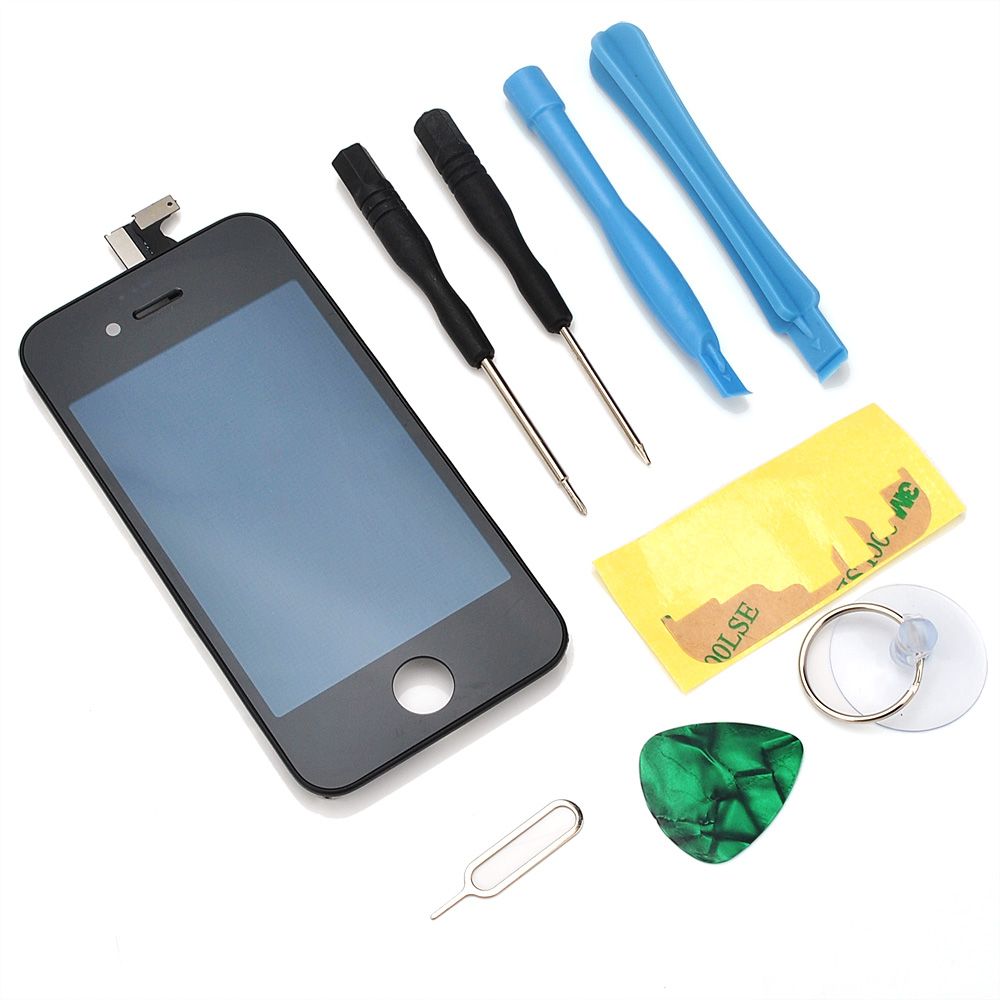 iPhone 4 4S LCD Touchscreen Digitizer Scheibe Glas glass Bildschirm