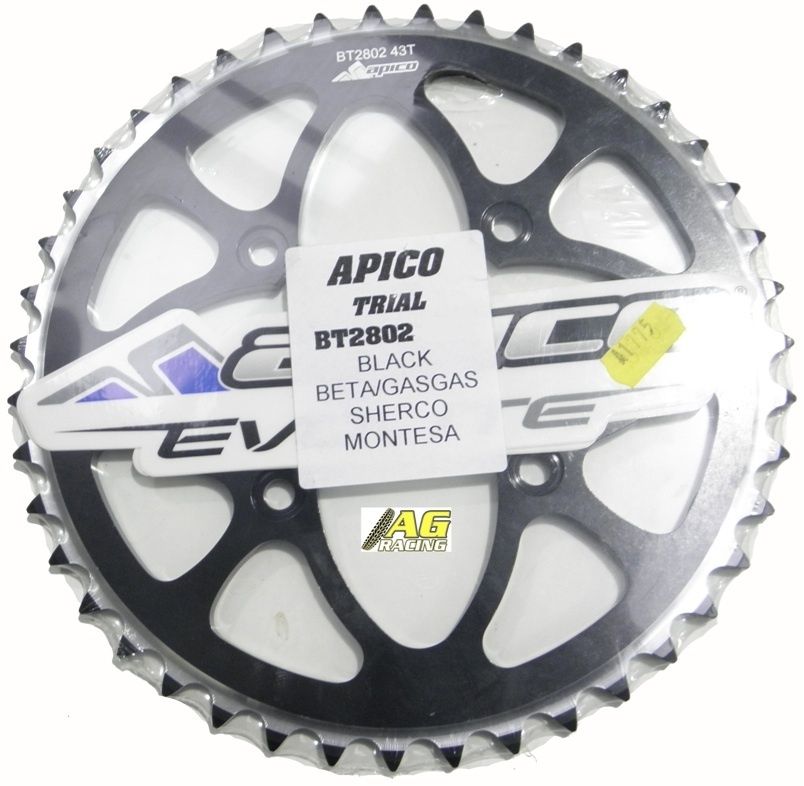 Apico 48T Black Rear Sprocket Montesa 311 314 315 Trial