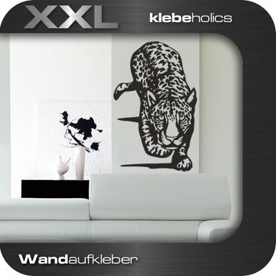 A302  Leopard  Wandtattoo Wandaufkleber Afrika Tier