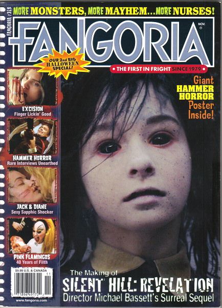 Fangoria Horror Magazine #318, Making Silent Hill Revelation 2012 NEW