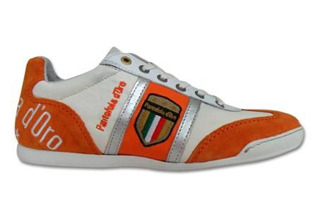 Pantofola d Oro Schuhe Sneaker Fortezza Neon Low Orange Weiß 2012 PDO