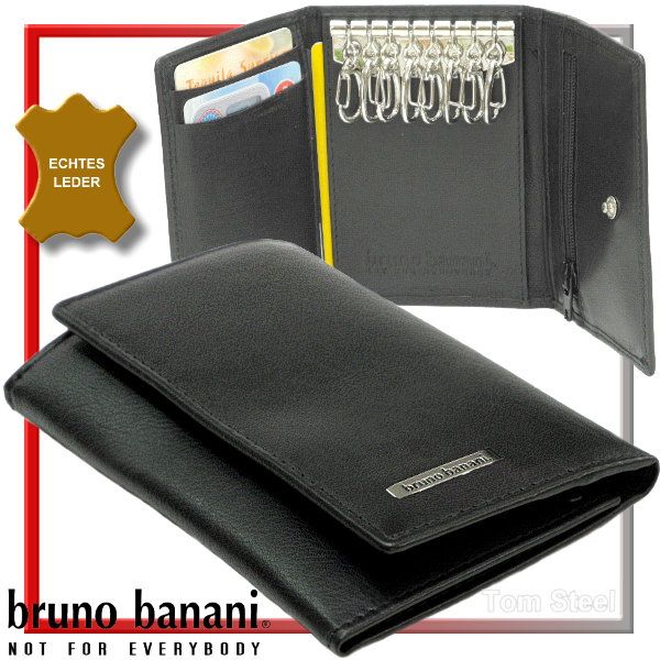 BRUNO BANANI SCHLÜSSELETUI (elegant) SCHLÜSSEL(Münzfach)ETUI