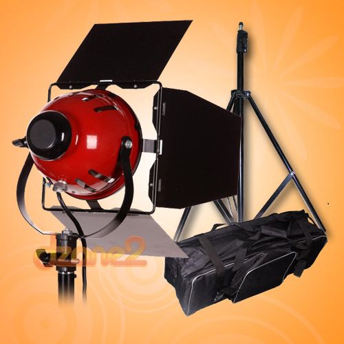 2400W Studio Red Head Video Lamp Lighting Kit Set #S323