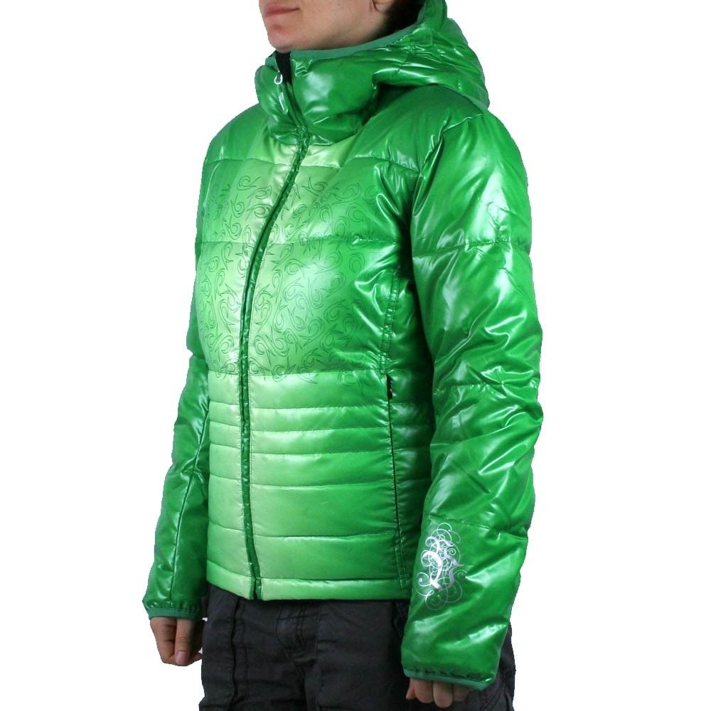 Völkl Silver Down Jacket   Skijacke in Gras Grün Winterjacke Damen