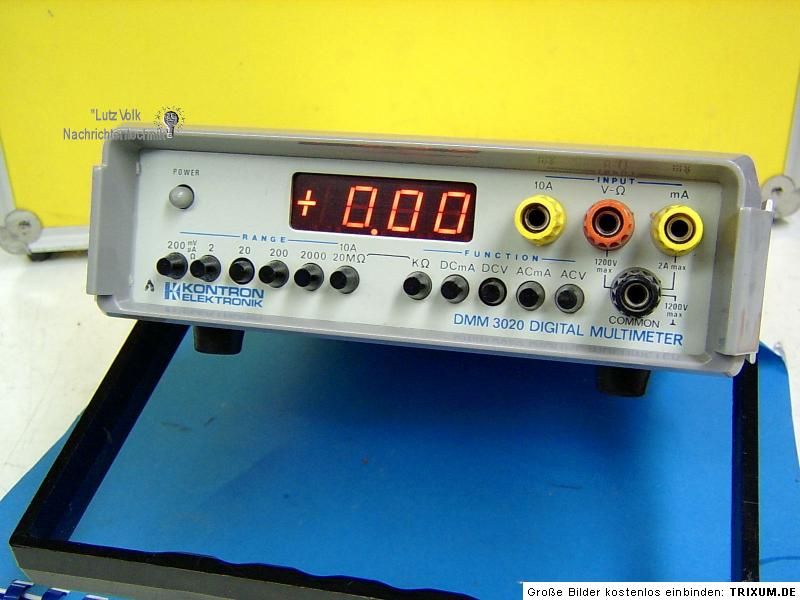 professionelles Tischmultimeter, KONTRON DMM 3020