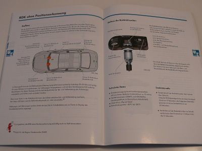 SSP 347 VW PHAETON Reifendruck Kontrollsystem Handbuch