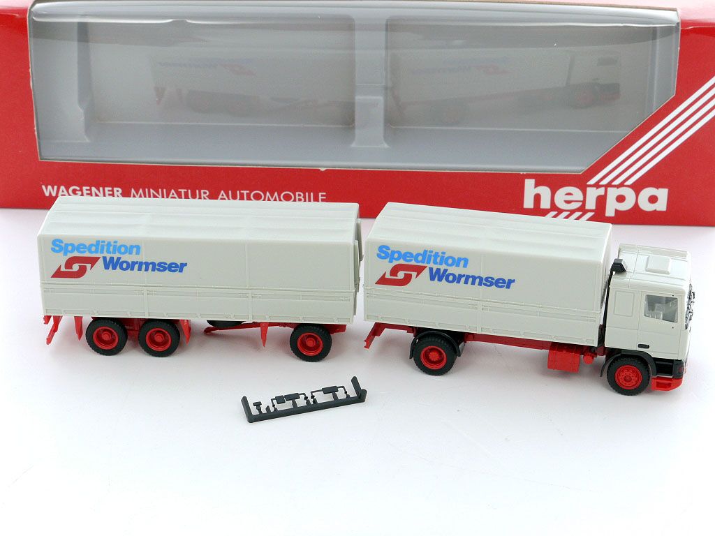 95 Spedition Wormser LKW OVP HZ Hängerzug 360 ATI 1109 23 25