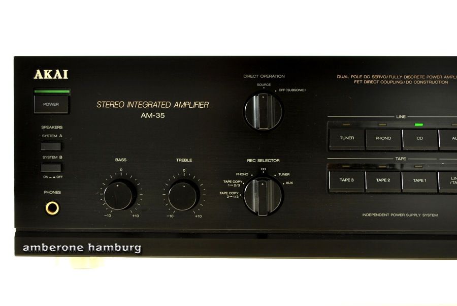 AKAI AM 35 VOLLVERSTÄRKER AMPLIFIER