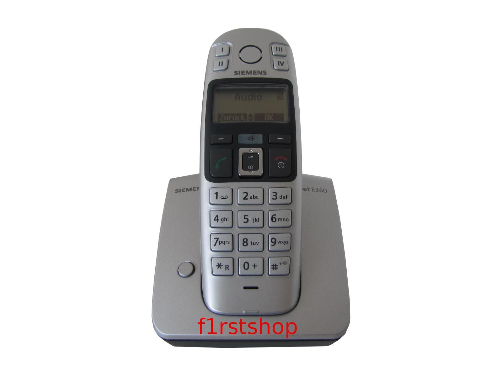 Schnurloses Telefon Siemens Gigaset E 360 Analog