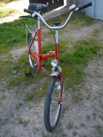 DDR Klappfahrrad Faltrad 20 Zoll rot orange Mifa Klapprad