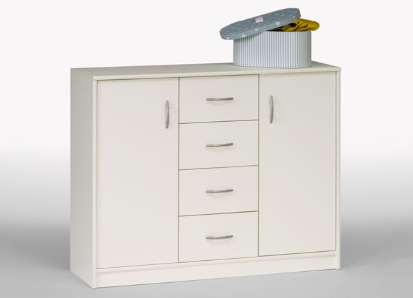 Kommode Aktenschrank Schrank Mehrzweckschrank Mod.K359 Weiss