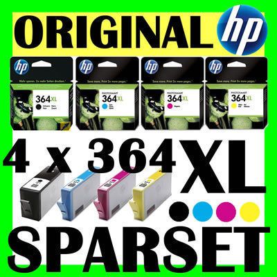 4x HP364 XL ORIGINAL TINTE PATRONEN PHOTOSMART B8550 C6380 5510 5515