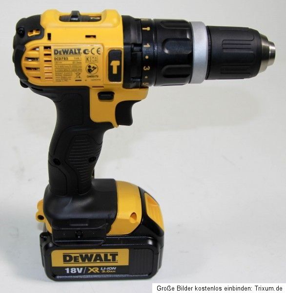 DeWALT DCD785L1 18,0 Volt Akku Bohr  und Schlagbohrschrauber NEU